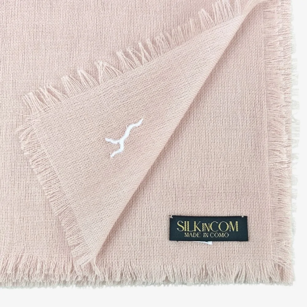 Bellagio Rosa Polvo — logo blanco Cachemir — vista 3